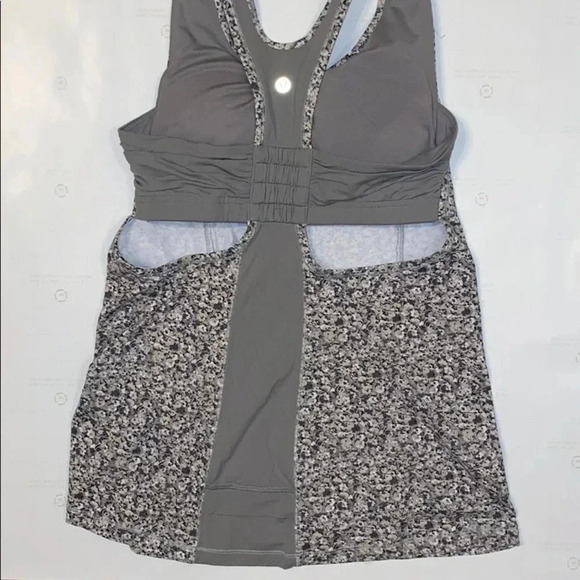 Lululemon Tone-It Tank Gray Size 6 - Picture 6 of 7